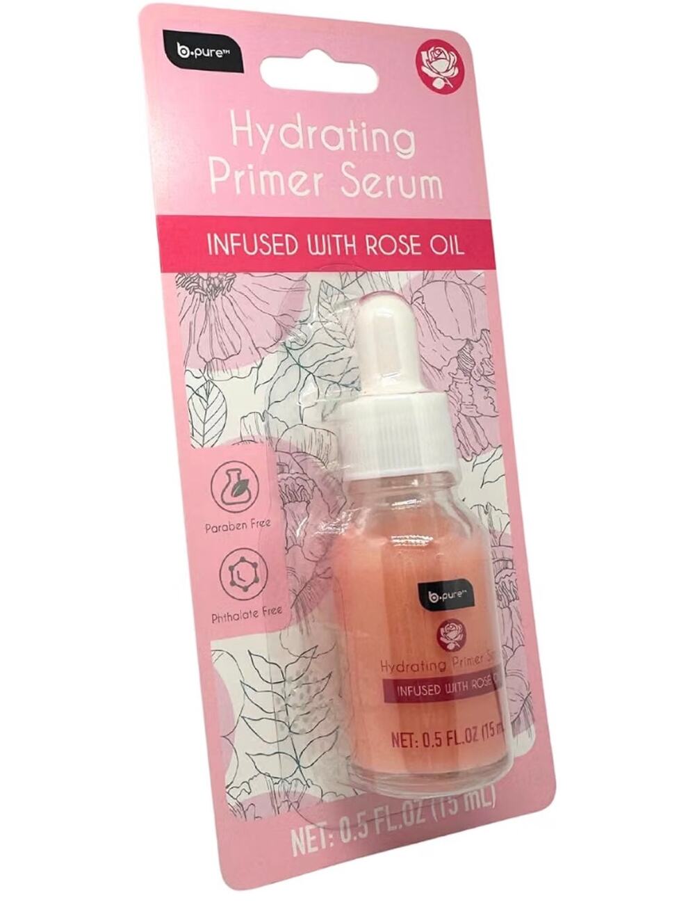 B.Pure Hydrating Primer Serum Infused With Rose Oil .5 oz